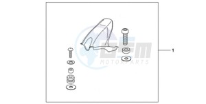 CBR1000RA9 U / ABS drawing CARBON FIBER HUGGER