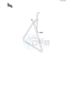 KX 125 F [KX125] (F1) [KX125] drawing STAND-- S- -