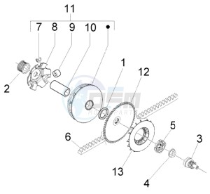 Liberty 50 2t RST ptt (AU-D) Austria - Germany drawing Driving pulley