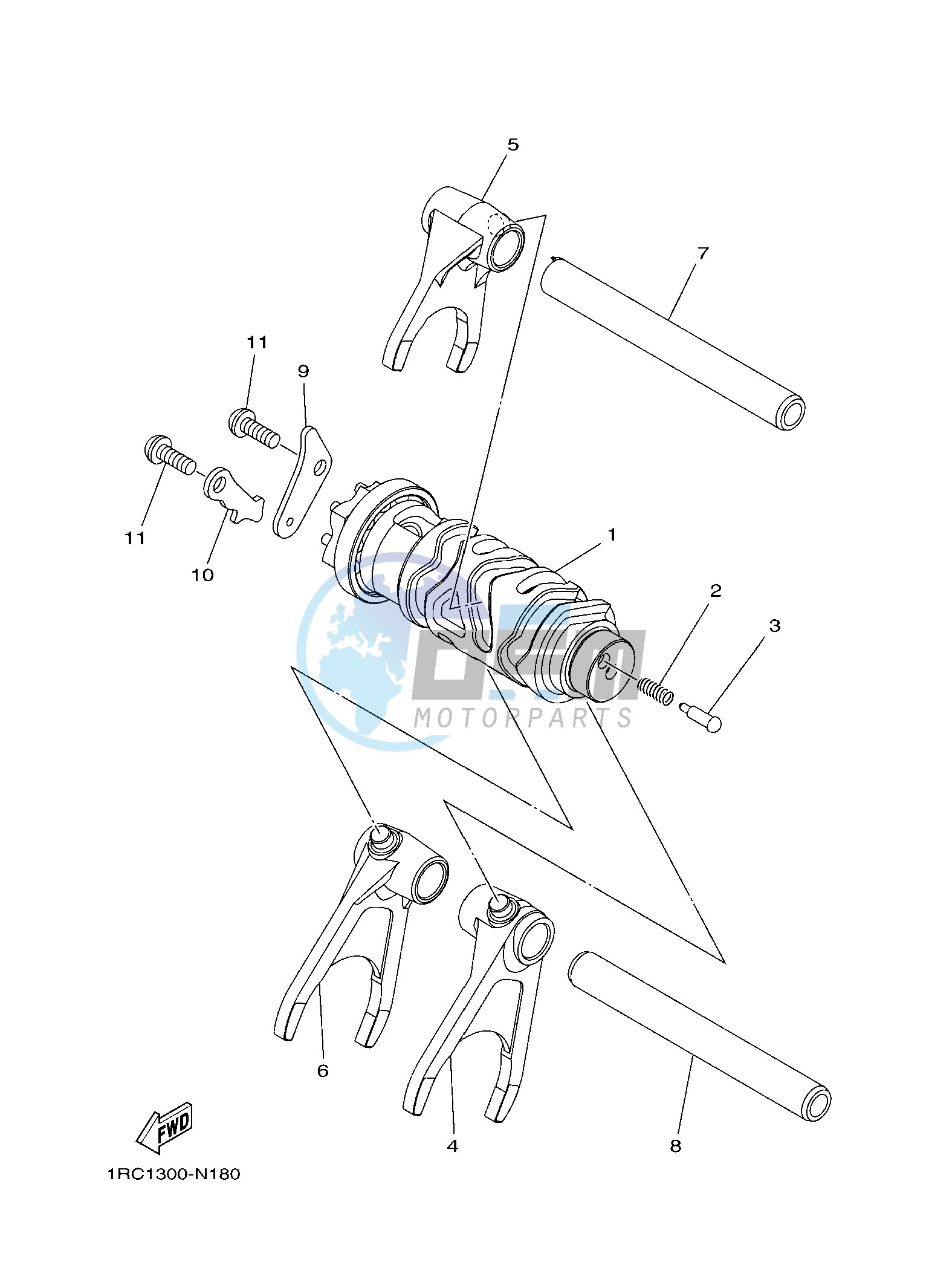 SHIFT CAM & FORK