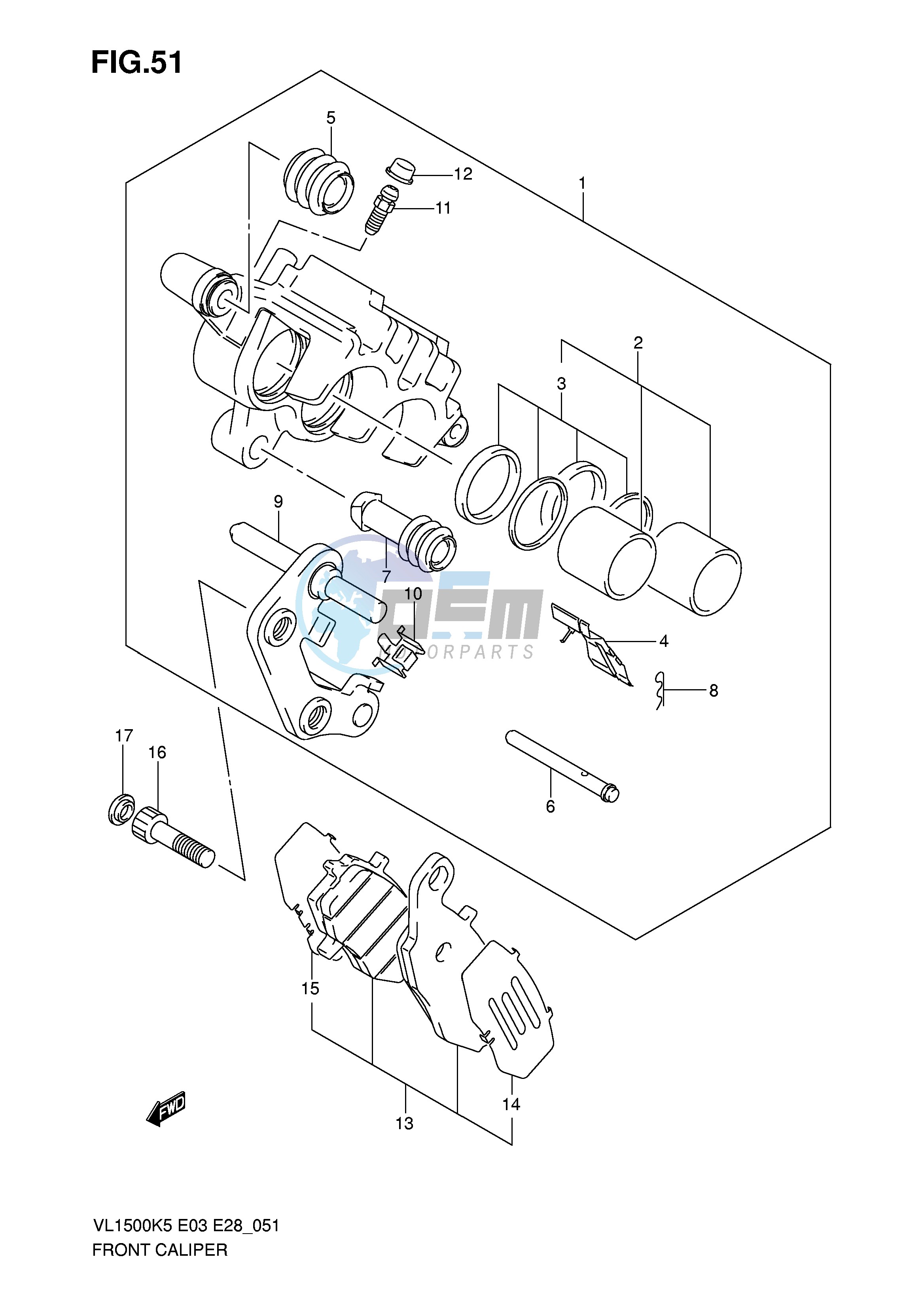 FRONT CALIPER