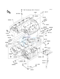 ZR 750 K [Z750S] (K1) K1 drawing CRANKCASE