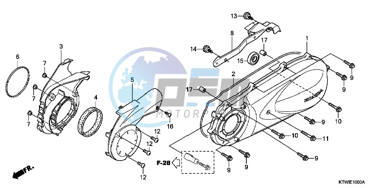 LEFT CRANKCASE COVER