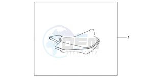 CB1000RA9 Europe Direct - (ED / ABS) drawing SEAT ASS*PRD/PBK*