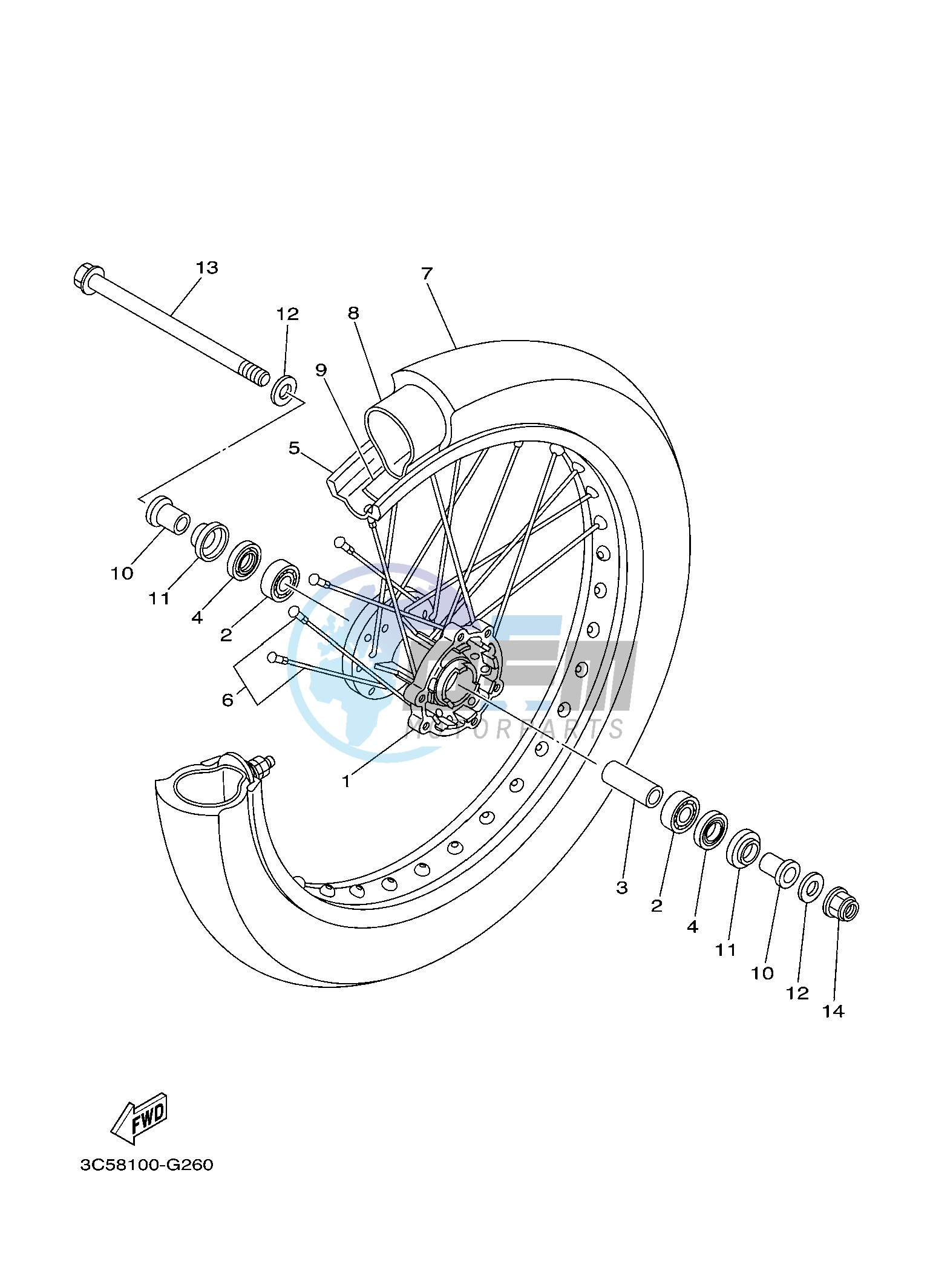 FRONT WHEEL