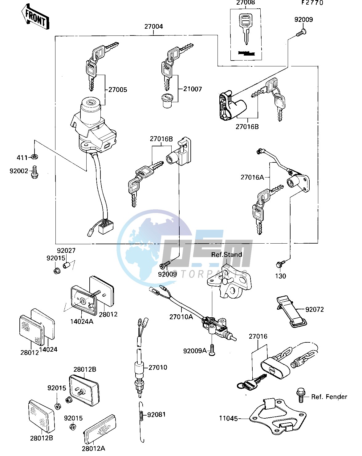 IGNITION SWITCH_LOCKS_REFLECTORS