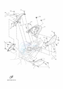 TRACER 7 MTT690 (B4T2) drawing SIDE COVER