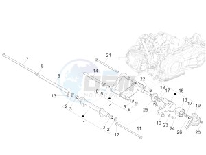 946 ARMANI 125 4T 3V ABS E3 (EMEA, APAC) drawing Swinging arm