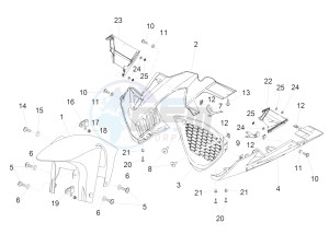 RSV4 1000 Racing Factory L.E. (APAC) (AUS, CP, Ja, MY, NZ, RI, VN) drawing Front mudguard-Pillar