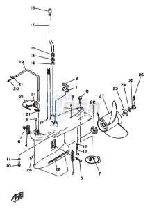 L150A drawing PROPELLER-HOUSING-AND-TRANSMISSION-2