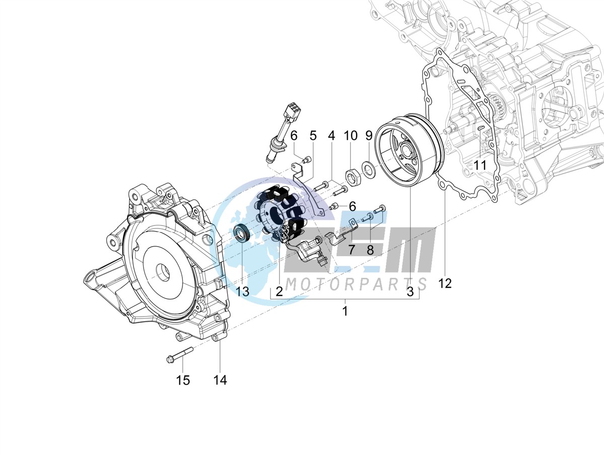 Flywheel magneto