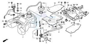 TRX500FPE drawing FUEL TANK