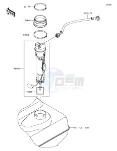 JET SKI ULTRA LX JT1500KHF EU drawing Fuel Pump