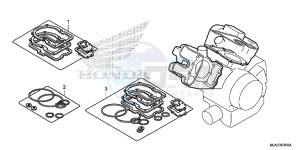 VT750C2BE Shadow - VT750C2B-E UK - (E) drawing GASKET KIT A