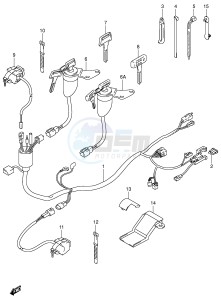 DR-Z400 (E1) drawing WIRING HARNESS (DR-Z400EY EK1 EK2 EK3 EK4)