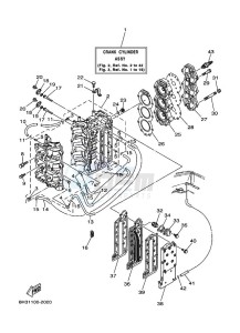 70B drawing CYLINDER--CRANKCASE