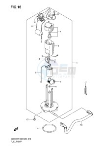 DL650 (E3-E28) V-Strom drawing FUEL PUMP