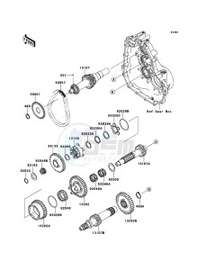 MULE_610_4X4 KAF400AEF EU drawing Transmission