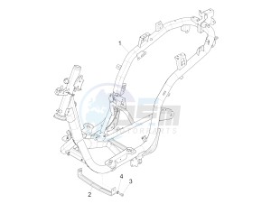 MEDLEY 150 4T IE ABS E4-2016-2018 (EMEA) drawing Frame/bodywork