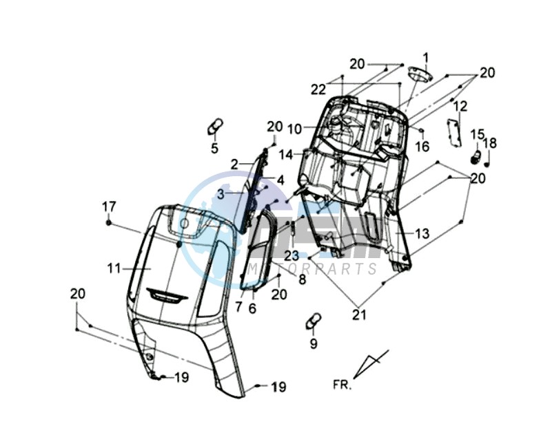 COWLING FRONT / COWLING INNER