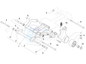 fly 50 4t 2v drawing Swinging arm