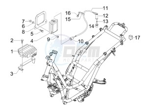 Beverly 250 Tourer (USA) USA drawing Voltage Regulators - Electronic Control Units (ecu) - H.T. Coil