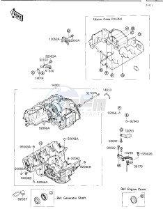 ZX 750 H [NINJA ZX-7] (H1) [NINJA ZX-7] drawing CRANKCASE