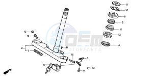 NV400C drawing STEERING STEM