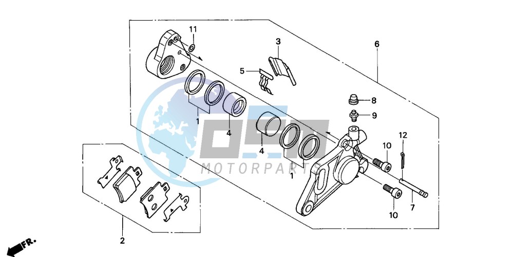 FRONT BRAKE CALIPER