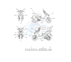 YQ AEROX 50 drawing GRAPHIC 1BX3