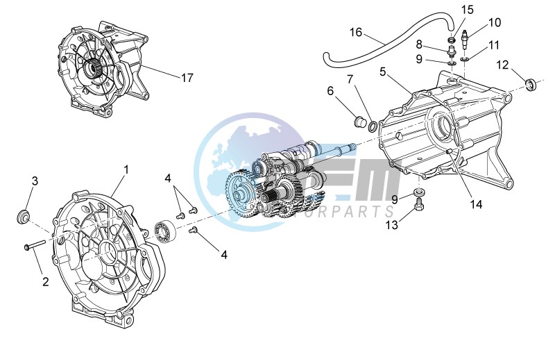 Transmission cage