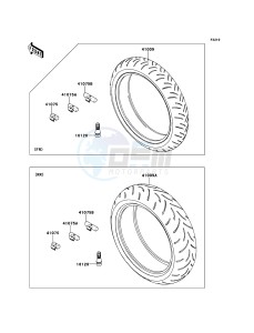 Z1000 ZR1000DCF FR GB XX (EU ME A(FRICA) drawing Tires