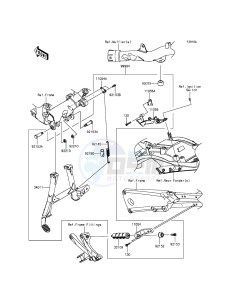 ZZR1400 ABS ZX1400FFF FR GB XX (EU ME A(FRICA) drawing Accessory(Centerstand)