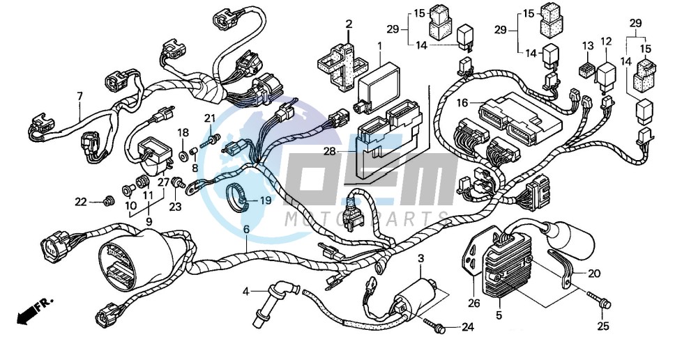 WIRE HARNESS (REAR)