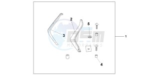 FES125A S-WING drawing LEG DEFLECTOR SET