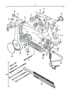 DT 85 drawing Remote Control (1988 to 1992)