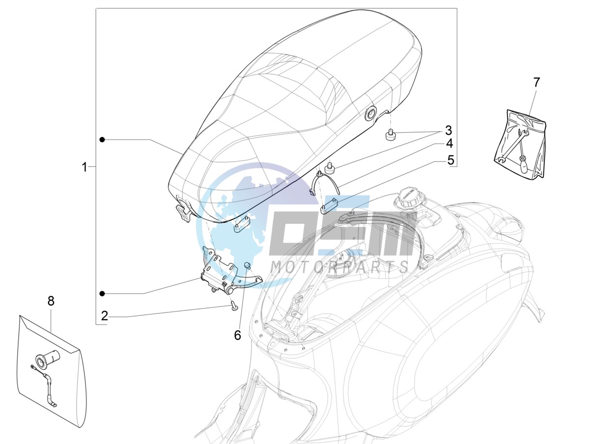 Saddle/seats