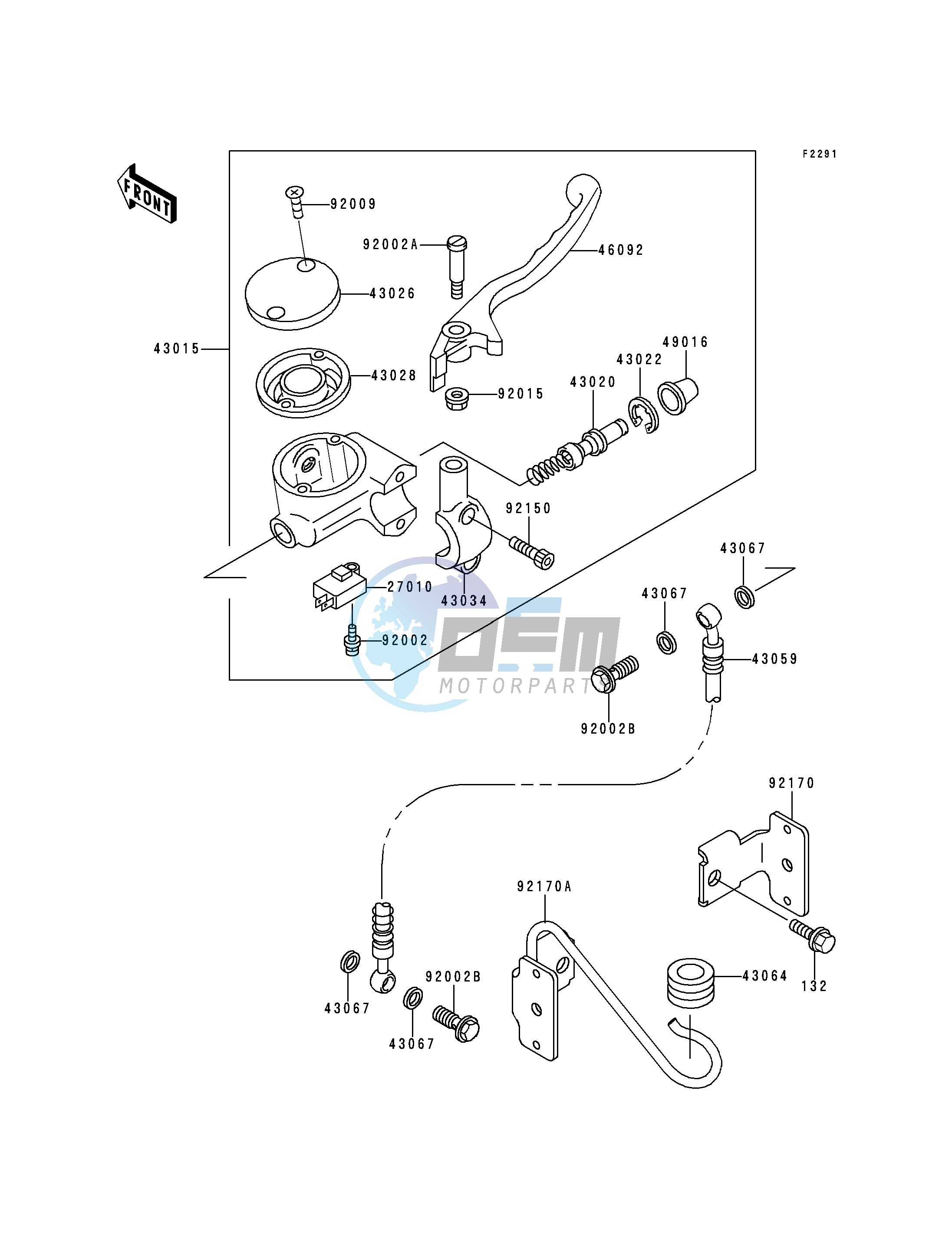 FRONT MASTER CYLINDER