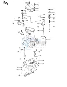 KZ 1000 D [Z1R] (D1) [Z1R] drawing CARBURETOR PARTS -- 78 D1- -