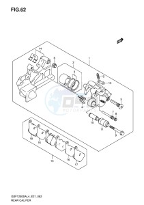 GSF-1250S ABS BANDIT EU drawing REAR CALIPER