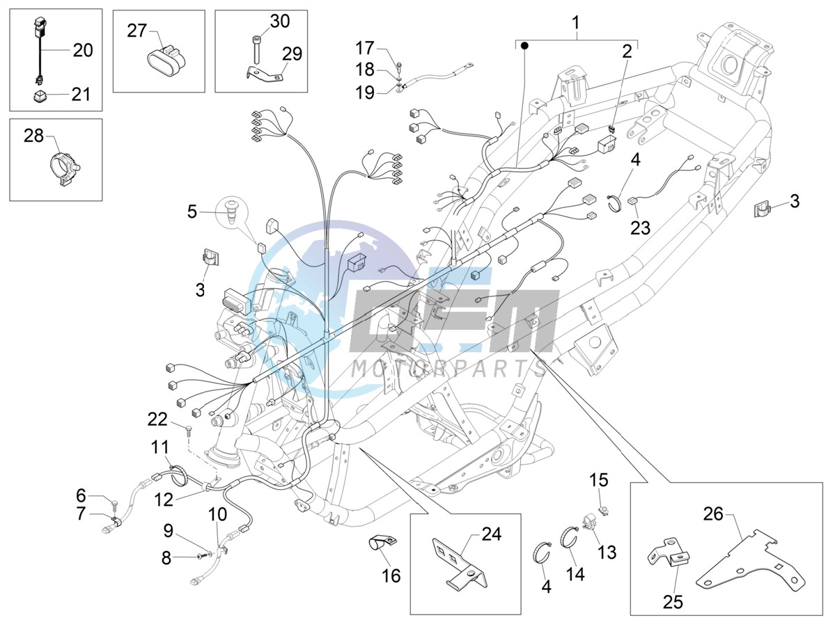 Main cable harness