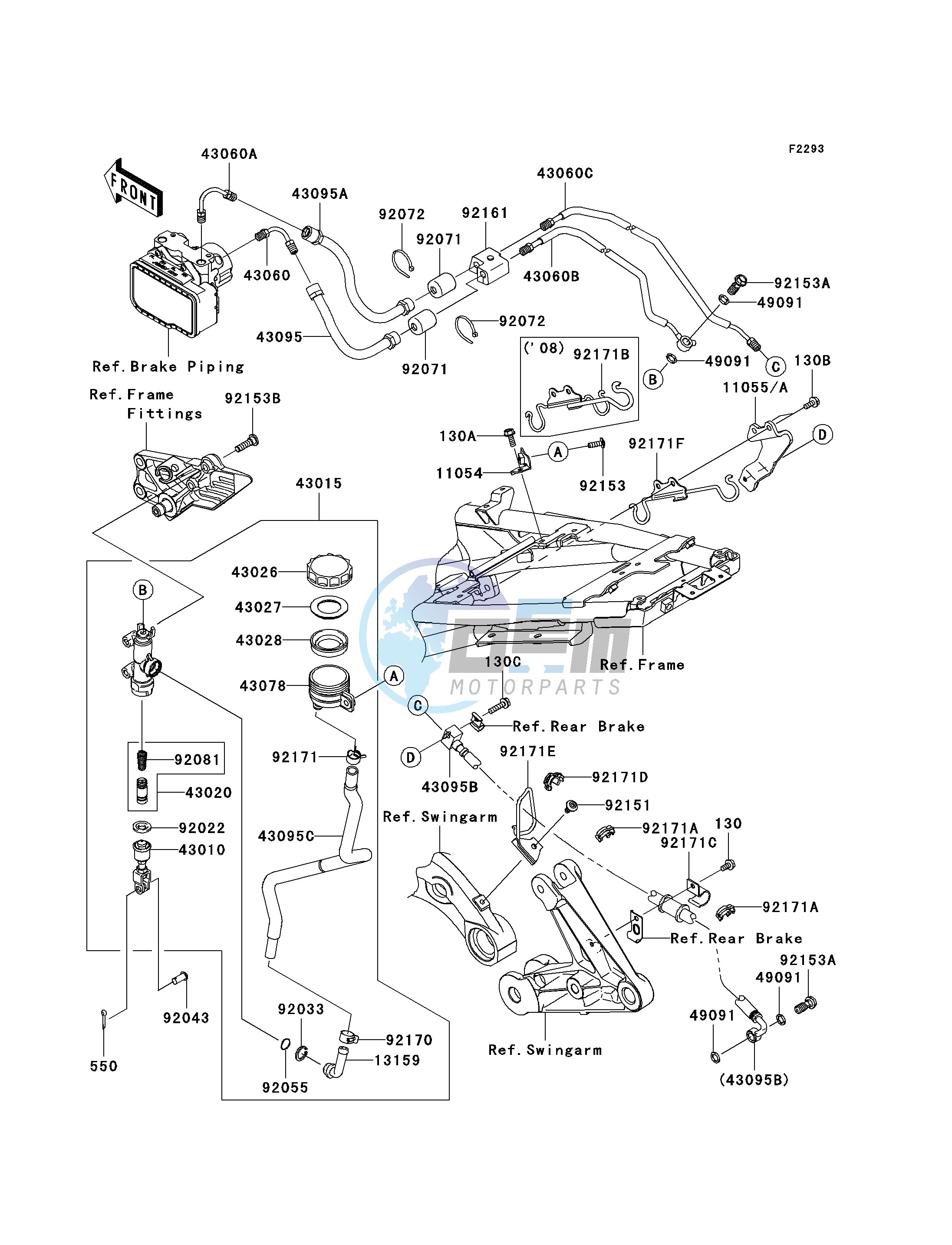 REAR MASTER CYLINDER