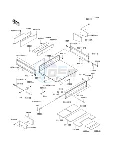 KAF 950 D [MULE 3010 DIESEL 4X4] (D8F) D8F drawing CARRIER-- S- -