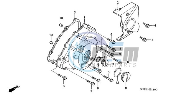 LEFT CRANKCASE COVER