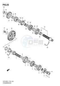 VZR1800 (E2) INTRUDER drawing TRANSMISSION