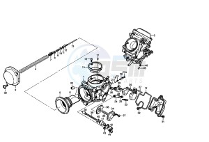 RAPTOR 650 drawing CARBURETOR