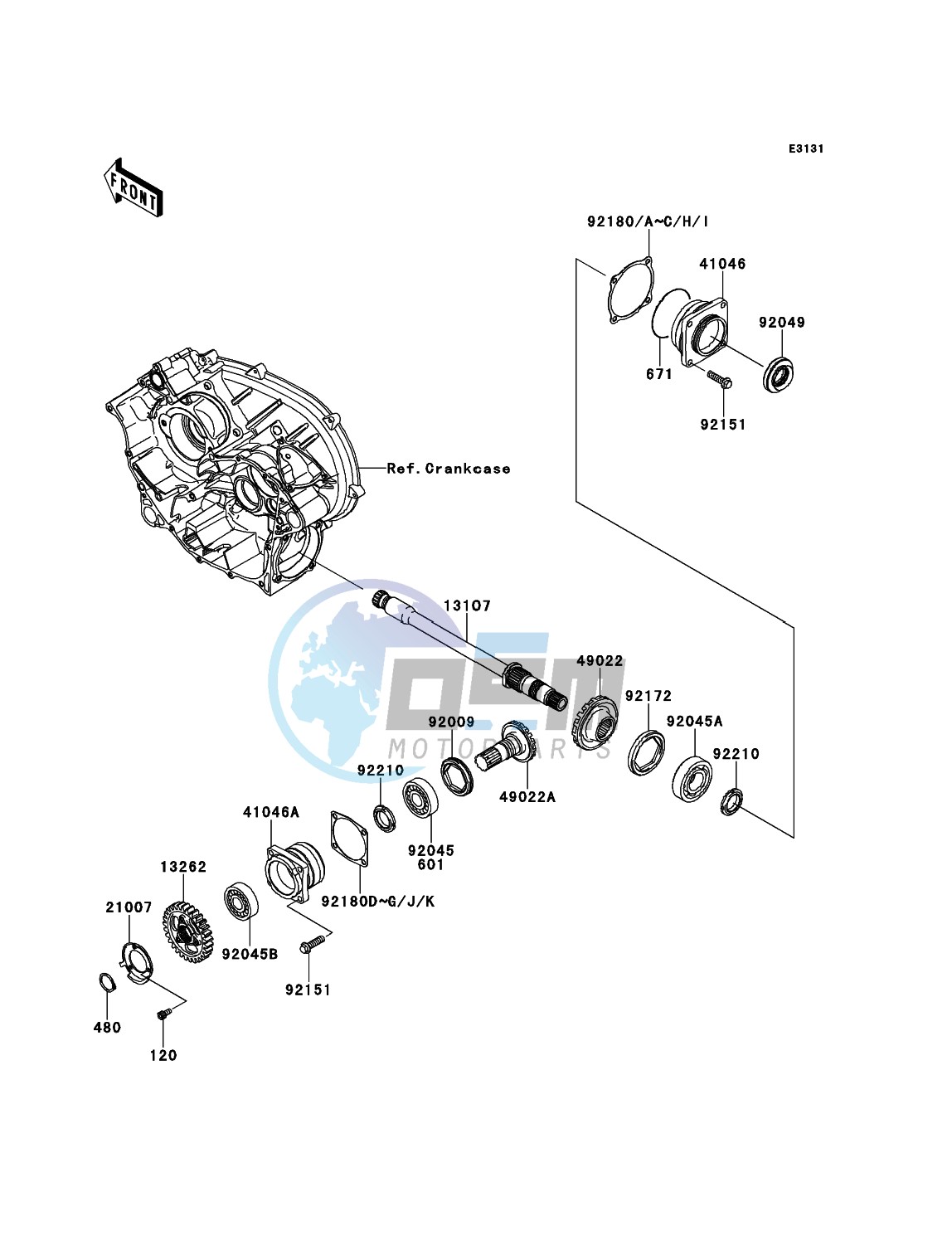 Front Bevel Gear