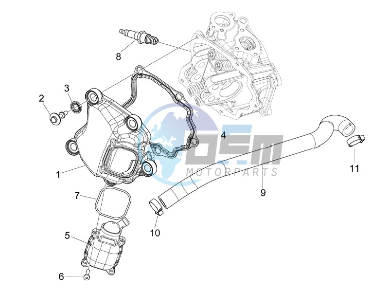 Cylinder head cover