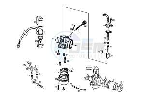 GP 1 - 50 cc drawing CARBURETOR