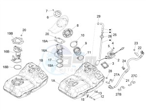 Medley 125 4T ie ABS E4 (EMEA) drawing Fuel tank